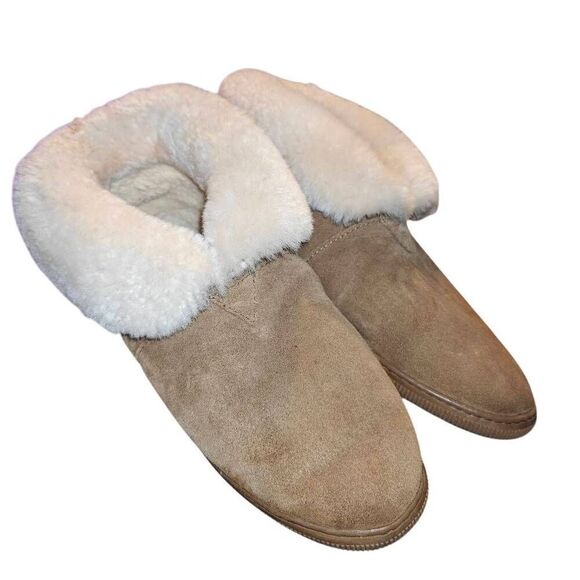Bearpaw Sheepskin Suede Fur Comfort Booties - Picture 1 of 12